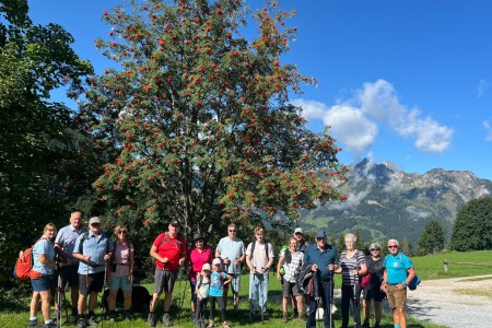 Wanderung mit Toni sen. zur Breitenebenalm