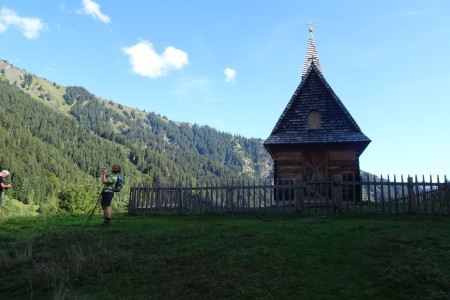 Wanderung mit Maria zur Aigenalm