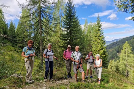 Wanderung mit Karin zur Wei&szlig;alm und Loosb&uuml;helalm