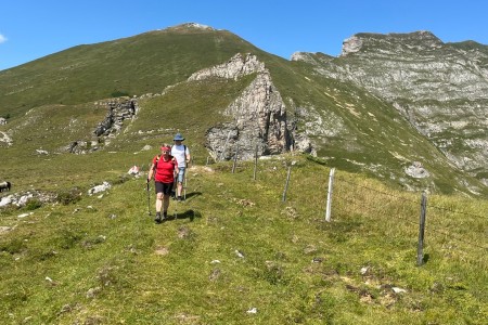 Wanderung mit Toni Sen. zur H&ouml;llwand