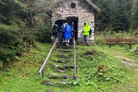 Wanderung mit Toni Senior zur Hubalm