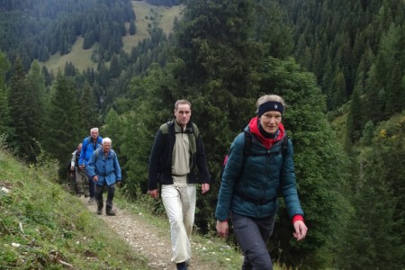 Wanderung mit Maria sen. zur Filzmoosalm