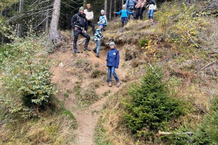 Wanderung mit Toni im Bereich der Breitenebenalm