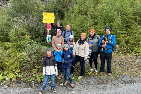 Wanderung mit Toni im Bereich der Breitenebenalm
