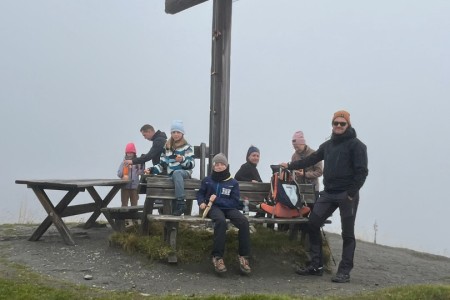 Wanderung mit Toni sen. zum Gro&szlig;arler Sinnesweg