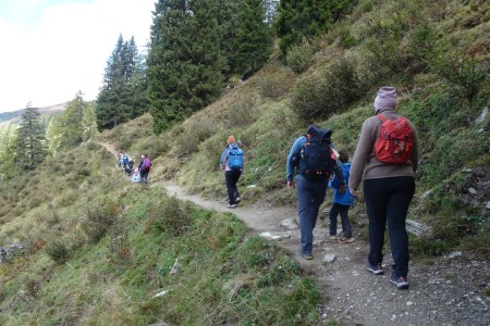 Wanderung mit Maria zur Loosb&uuml;helalm und Wei&szlig;alm