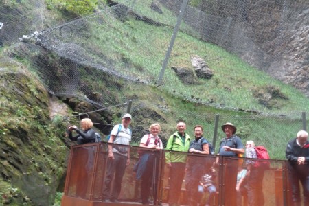 Schlechtwetter Wanderung mit Toni in die Liechtensteinklamm